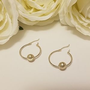 Sterling silver hoops